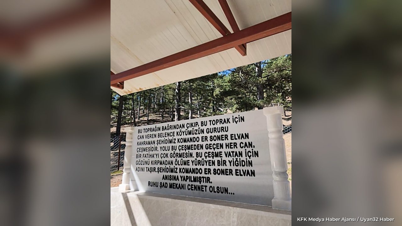 Isparta'da Şehit Soner Elvan'ın Adını Taşıyan Çeşme Yenilendi - Detay 2