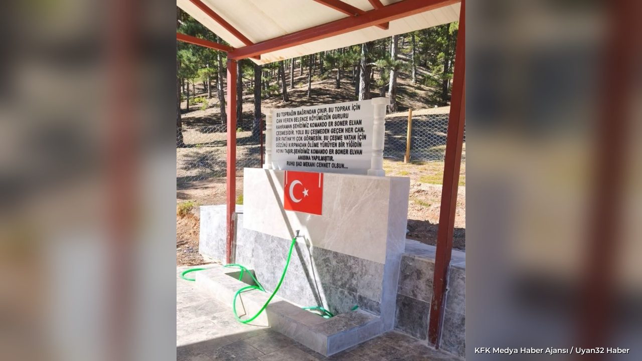 Isparta'da Şehit Soner Elvan'ın Adını Taşıyan Çeşme Yenilendi - Detay 4