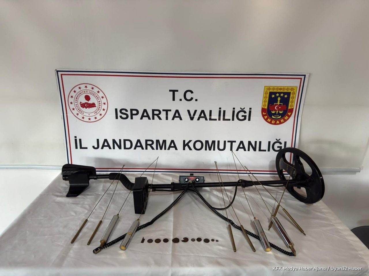 Isparta'da Tarihi Eser Operasyonu: 20 Şüpheli Hakkında Adli İşlem