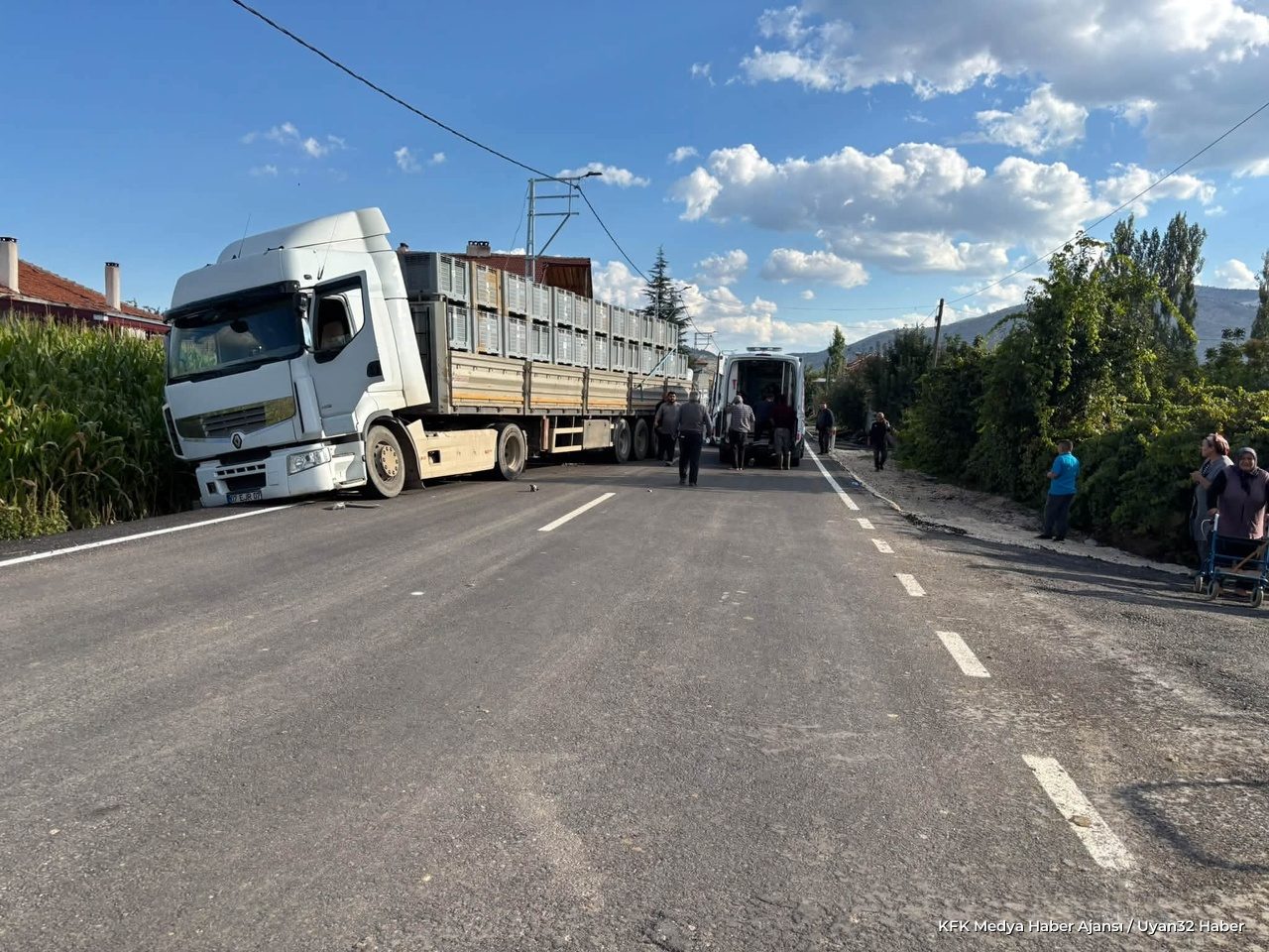 Isparta'da Trafik Kazası: 1 Ölü, 1 Ağır Yaralı