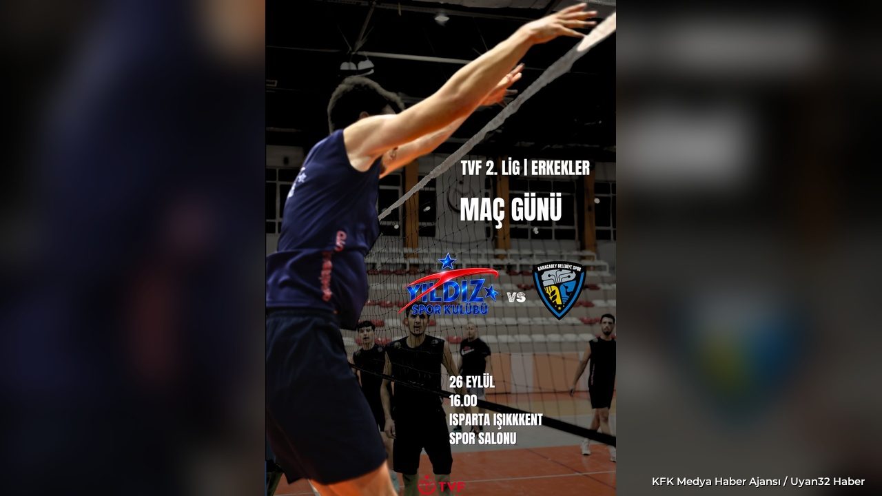 Isparta'da Voleybol Mücadelesi: Yıldız Spor Kulübü Karacabey'i Ağırlıyor