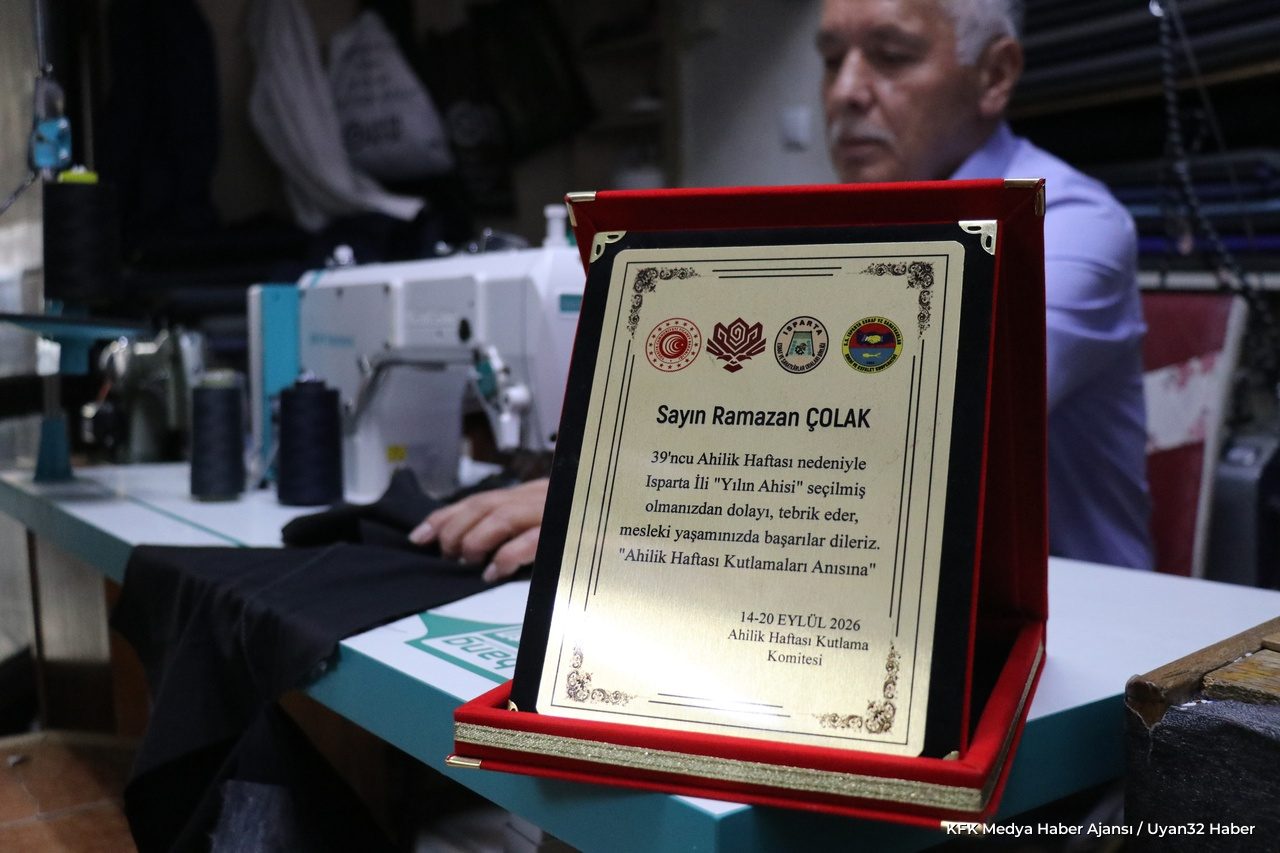 Isparta'da Yılın Ahisi Seçilen Terzi Ramazan Çolak'tan Önemli Mesaj - Detay 3