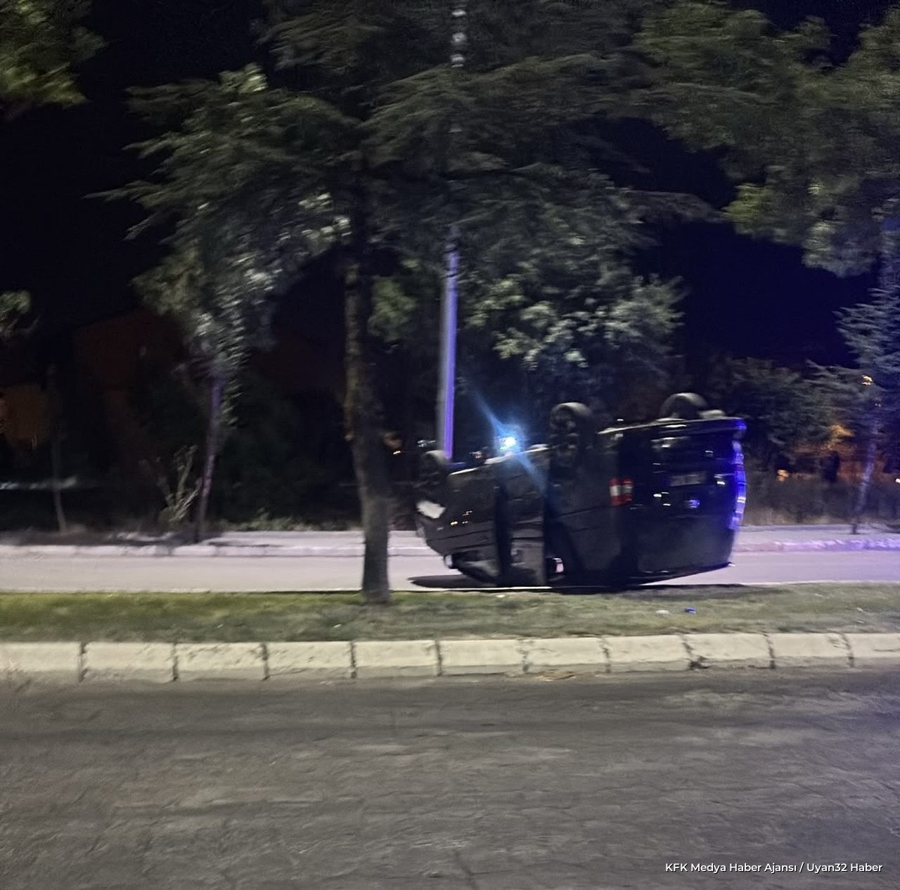 Isparta Deregümü Kavşağı'nda Trafik Kazası