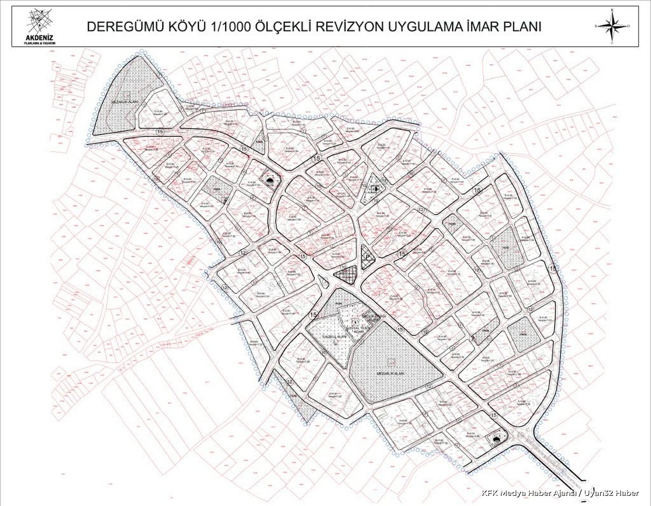 Isparta Deregümü Köyü İmar Planı Revizyonu Duyuruldu