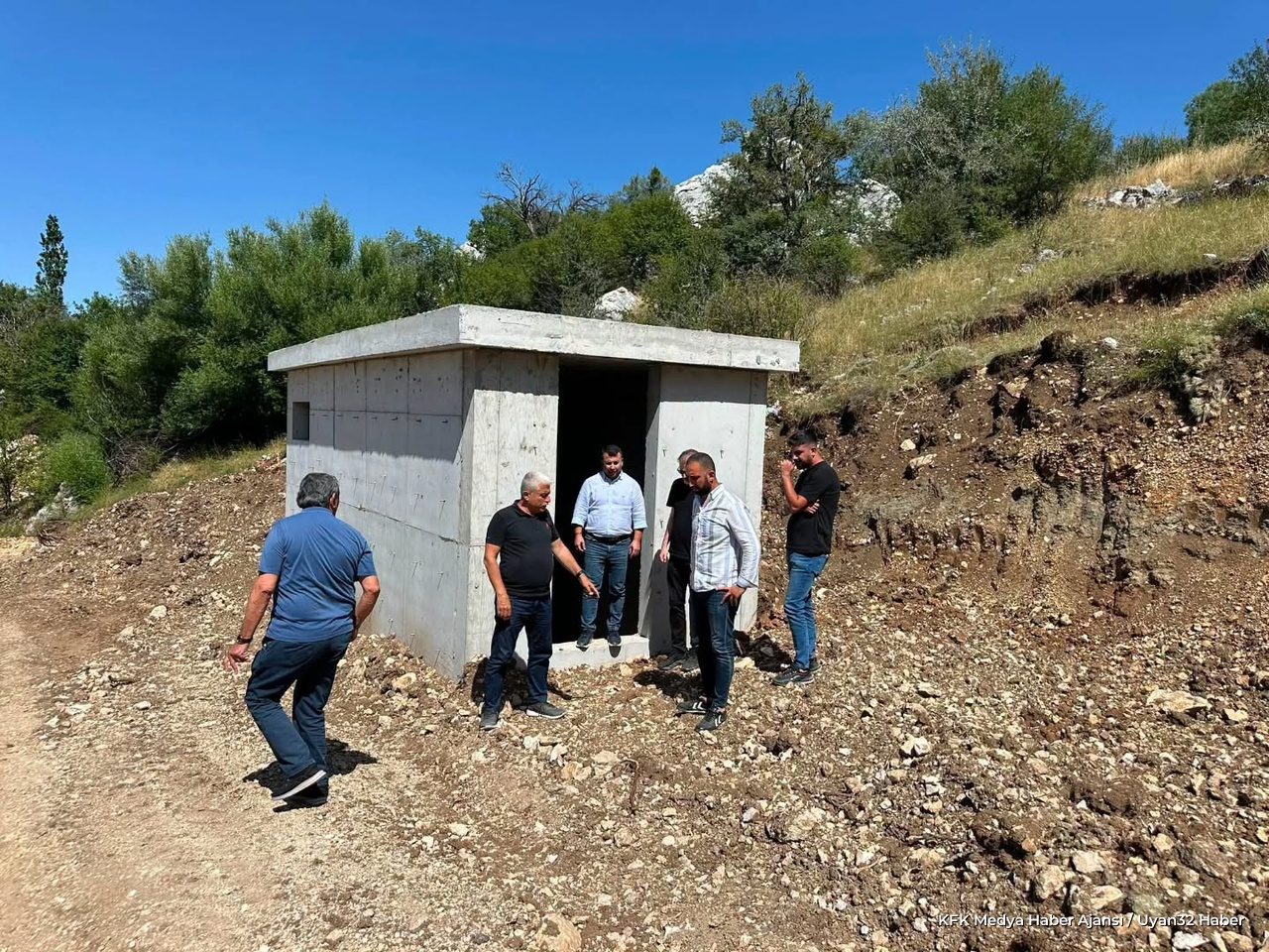Isparta Direkli Köyü Sulama Projesinde Çalışmalar Sürüyor