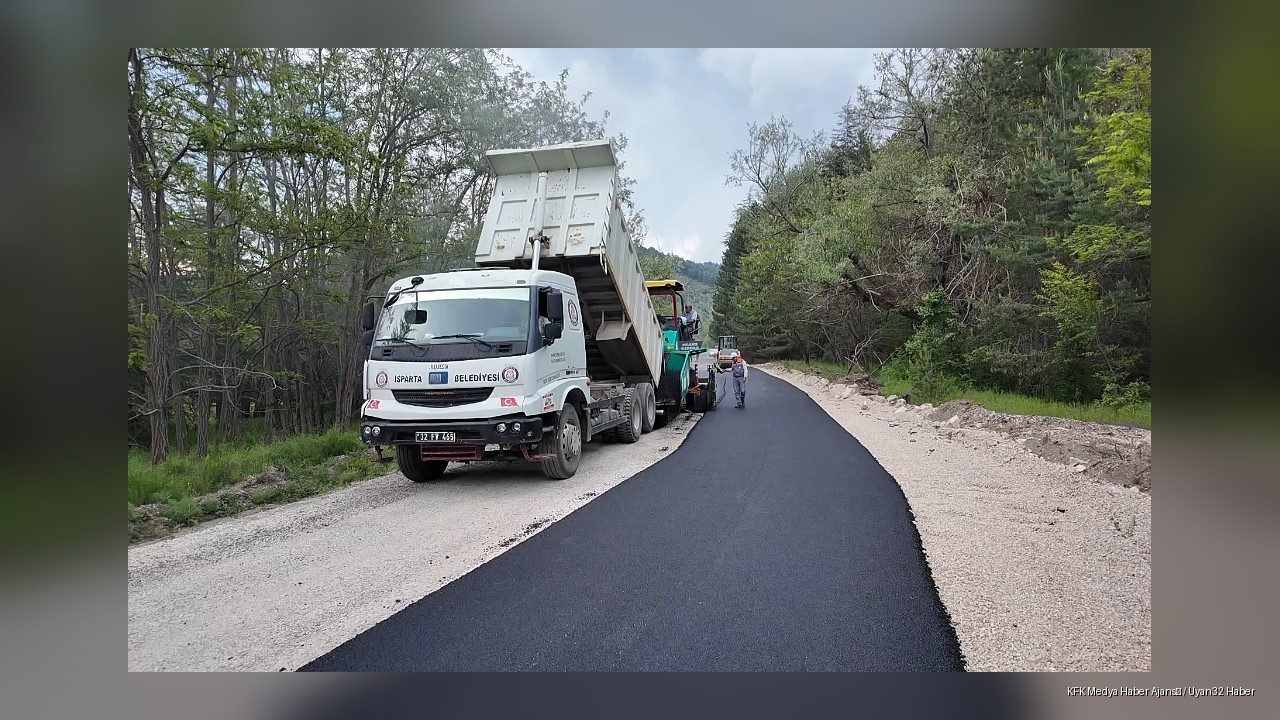 Isparta Gölcük Tabiat Parkı Yolu Yenileniyor: Konforlu Ulaşım