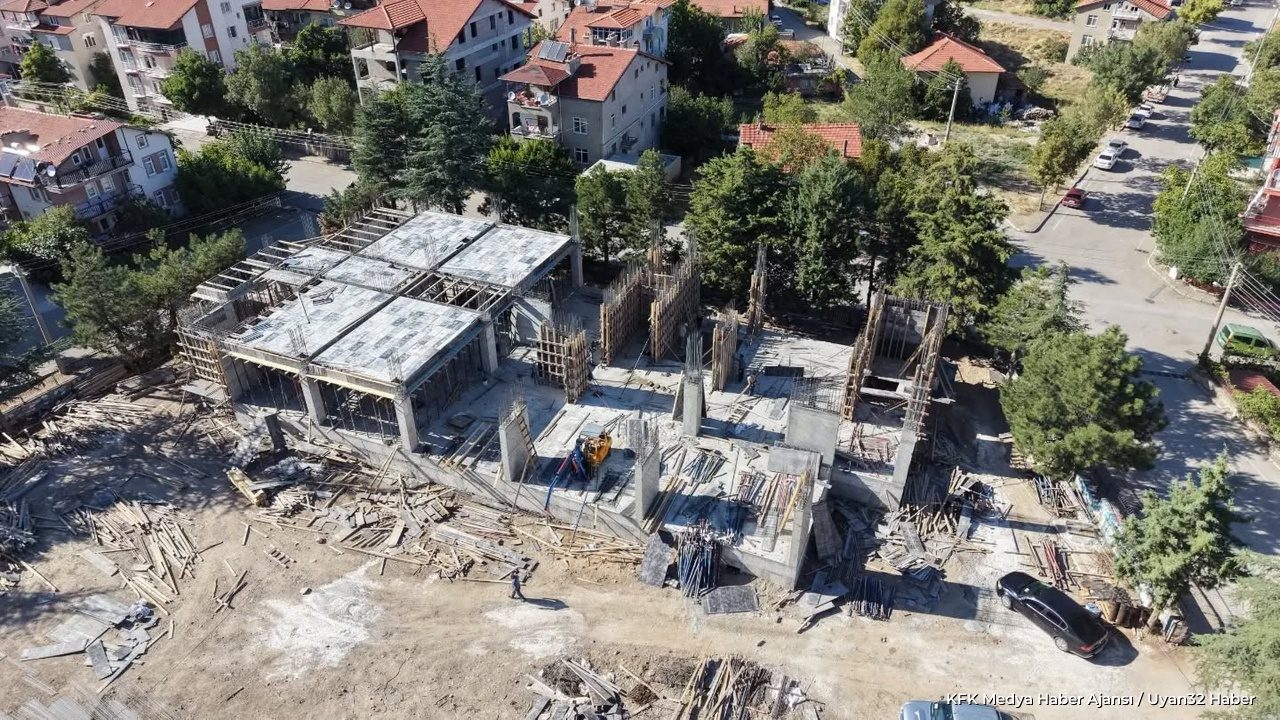 Isparta Gülcü İlkokulu Yeni Binasında Çalışmalar Sürüyor - Detay 2