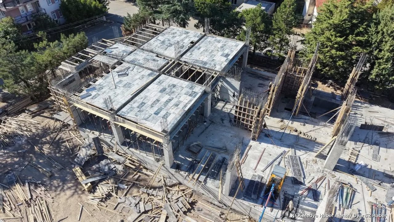Isparta Gülcü İlkokulu Yeni Binasında Çalışmalar Sürüyor - Detay 4