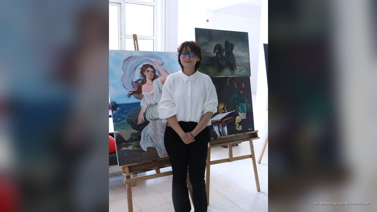 Isparta Güzel Sanatlar Lisesi Öğrenci Resim Sergisi Sanatseverlerle Buluştu