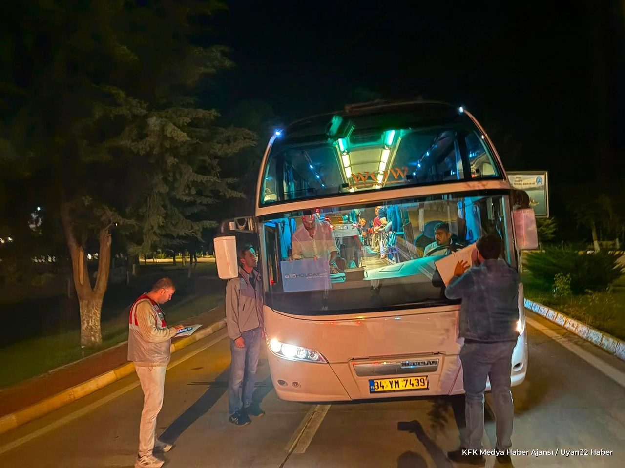 Isparta Havalimanı'nda Seyahat Acentalarına Gece Denetimi