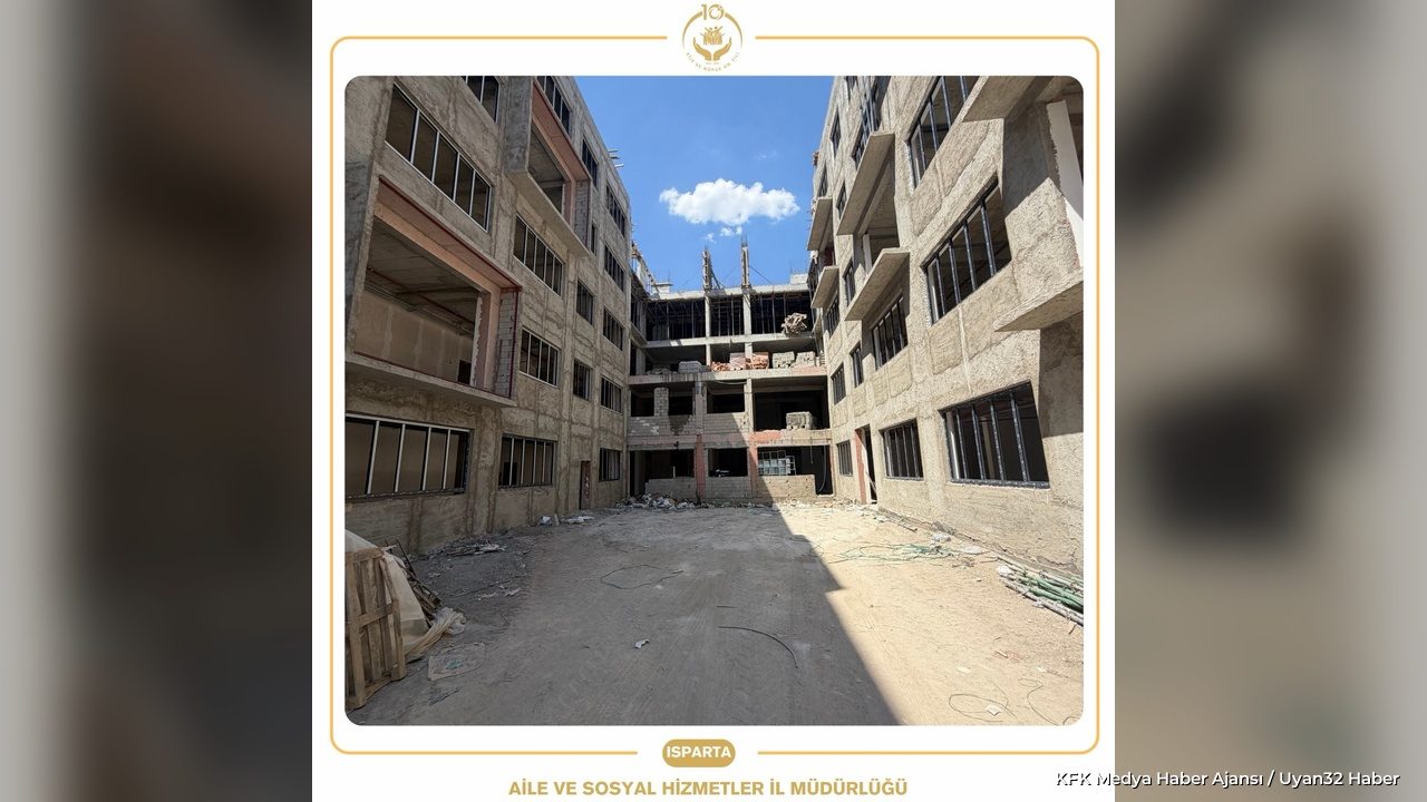 Isparta Huzurevi İnşaatında Bakanlık Heyetinden İnceleme