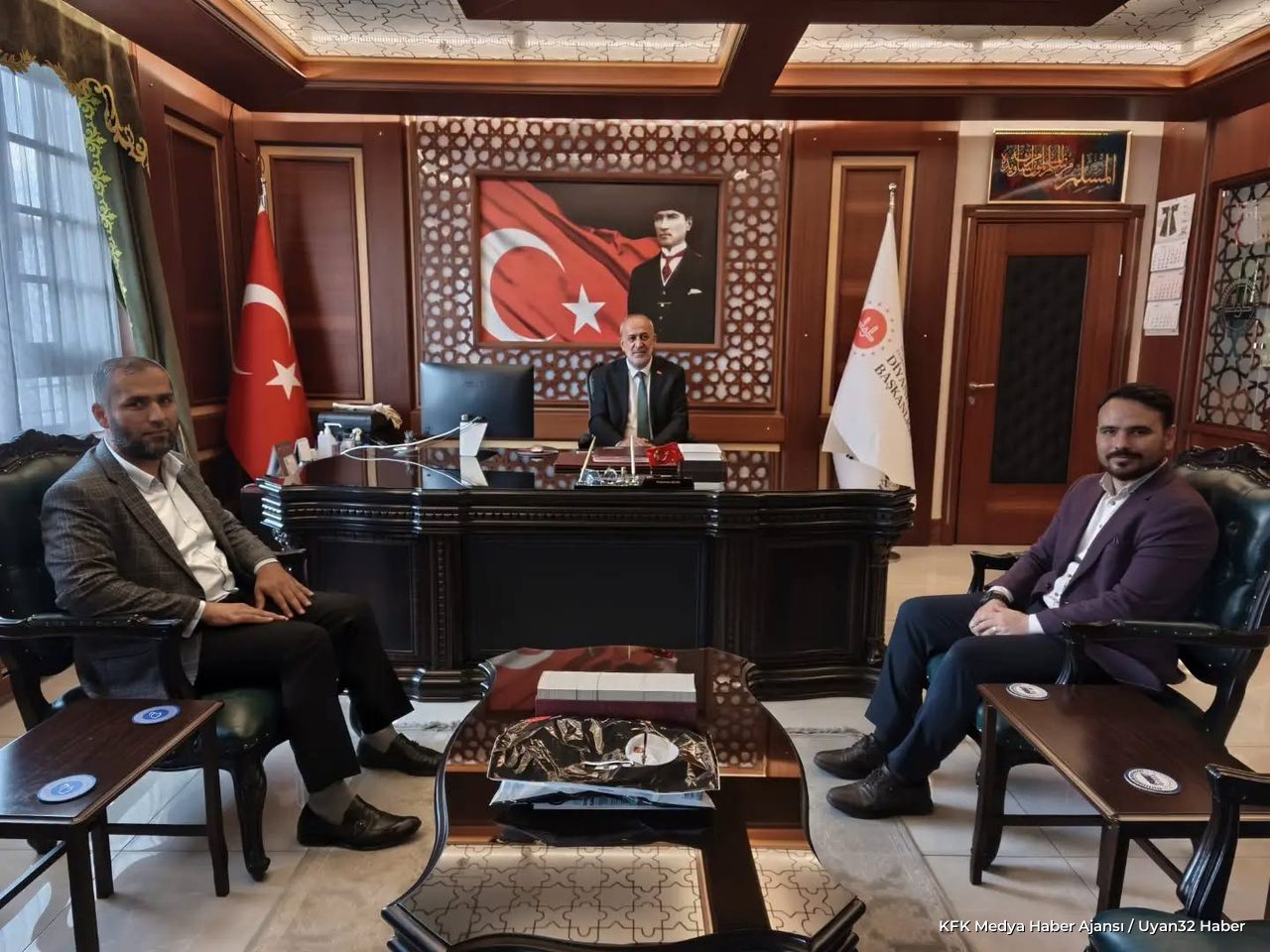 Isparta İl Müftüsü Muharrem Biçer'e İlçe Müftülerinden Veda Ziyareti
