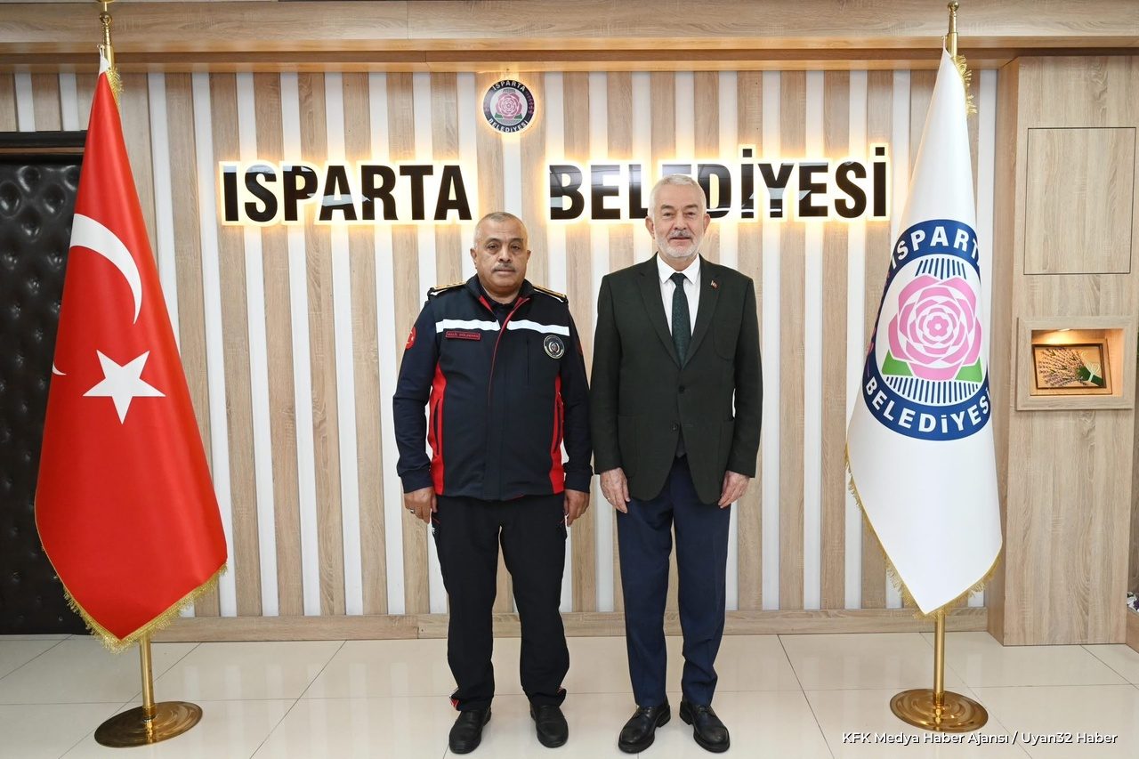 Isparta İtfaiyesi 312 Yaşında: Başkan Başdeğirmen'e Ziyaret