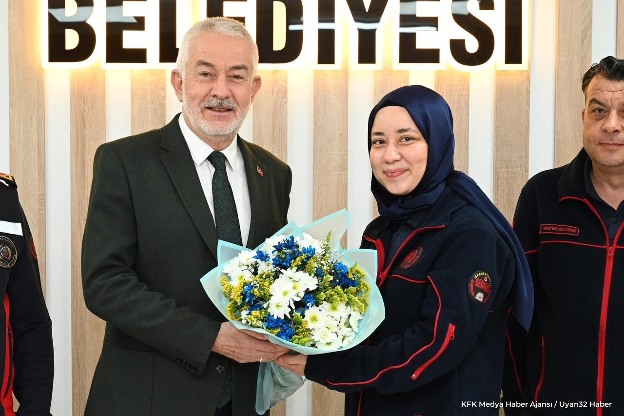 Isparta İtfaiyesi 312 Yaşında: Başkan Başdeğirmen'e Ziyaret - Detay 2