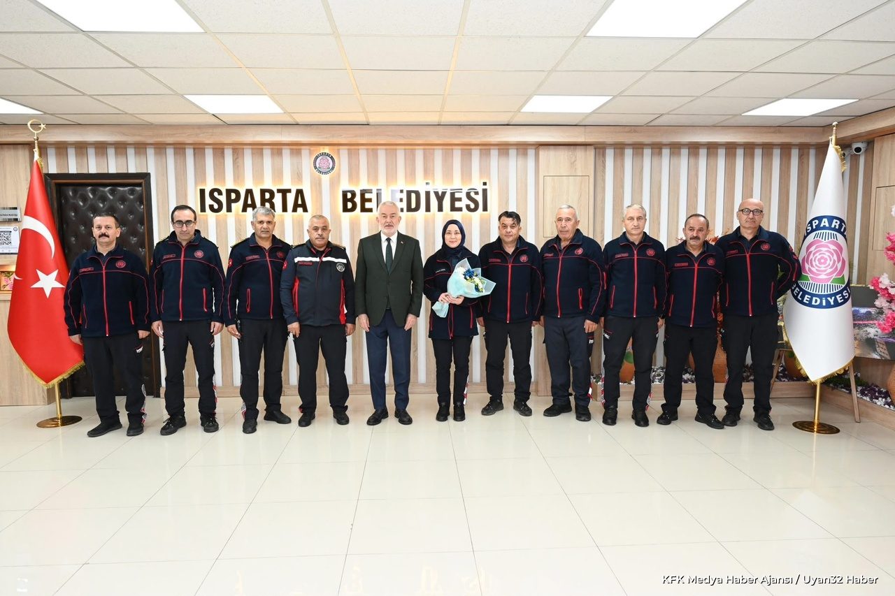 Isparta İtfaiyesi 312 Yaşında: Başkan Başdeğirmen'e Ziyaret - Detay 3