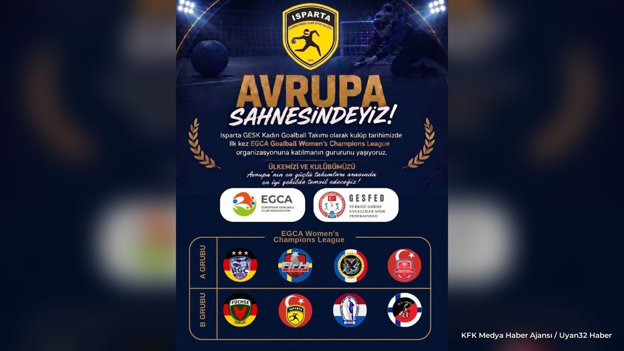 Isparta Kadın Goalball Takımı Avrupa Şampiyonlar Ligi