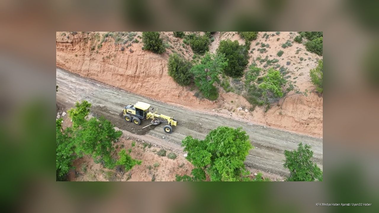 Isparta Keçiborlu Senir-Kuşçular Yolu BSK Asfalt Hazırlıkları Sürüyor