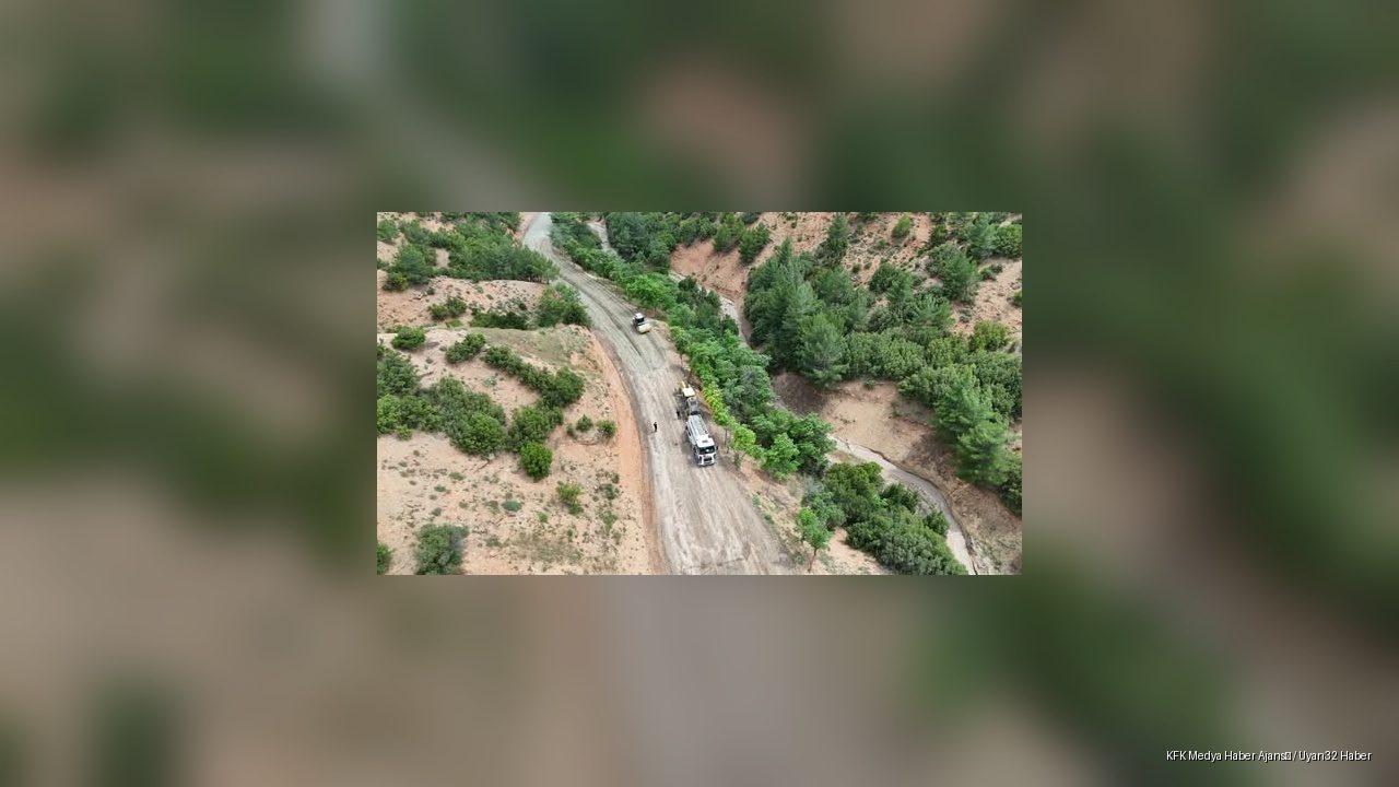 Isparta Keçiborlu Senir-Kuşçular Yolu BSK Asfalt Hazırlıkları Sürüyor