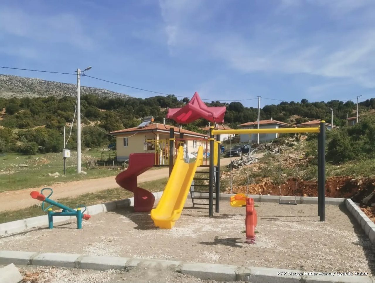 Isparta Köylerinde Yeni Yaşam ve Oyun Alanları Oluşturuluyor