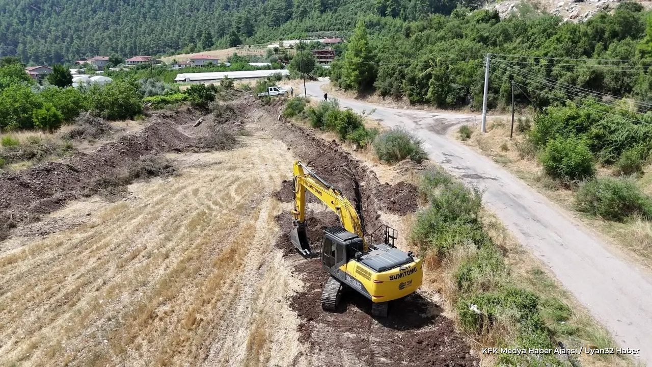 Sütçüler'de Sulama Projesi