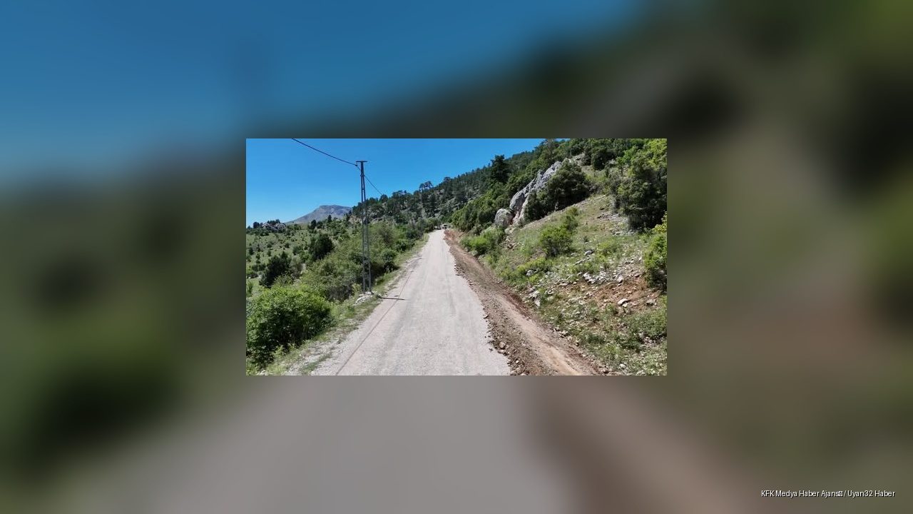 Isparta Sütçüler Hacıaliler Köyü Yolunda Güvenlik Artırıldı