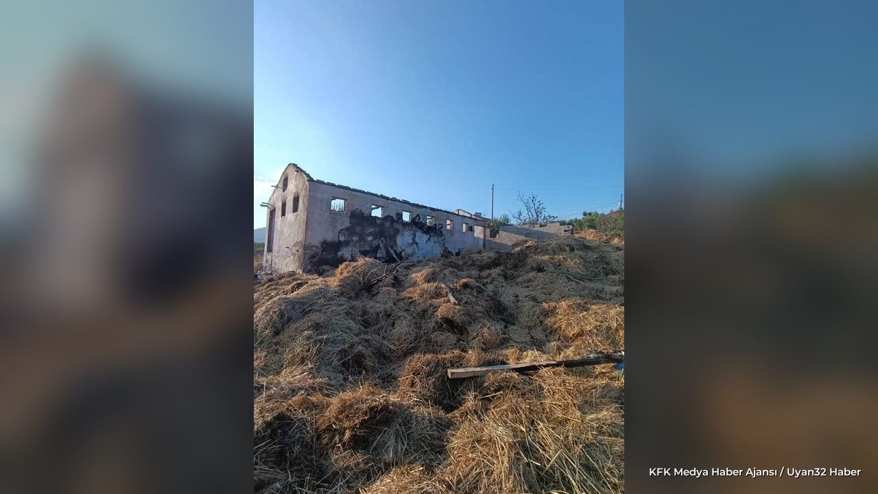 Yalvaç'ta Besihaneye Yangın Düştü