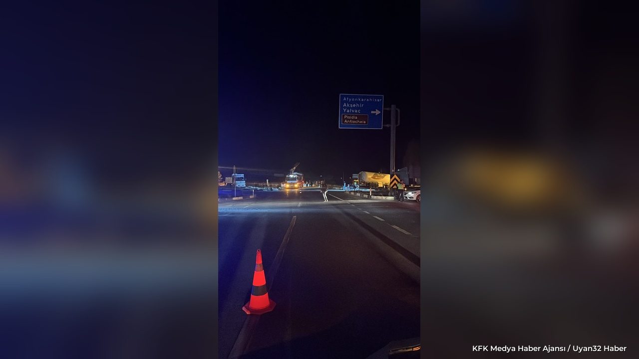 Isparta Yalvaç'ta Feci Kaza: Gaz Tankeri ile Kamyon Çarpıştı