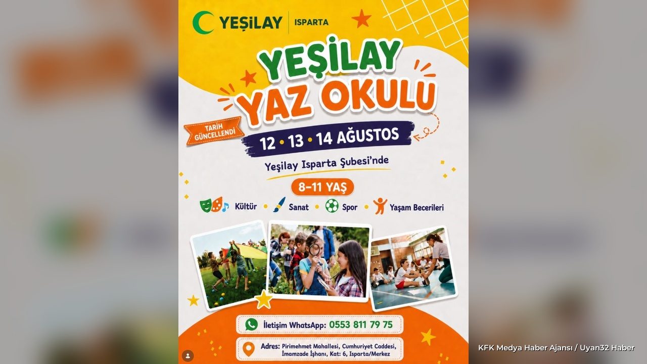 Isparta Yeşilay Yaz Okulu Tarihleri Güncellendi: İşte Yeni Takvim