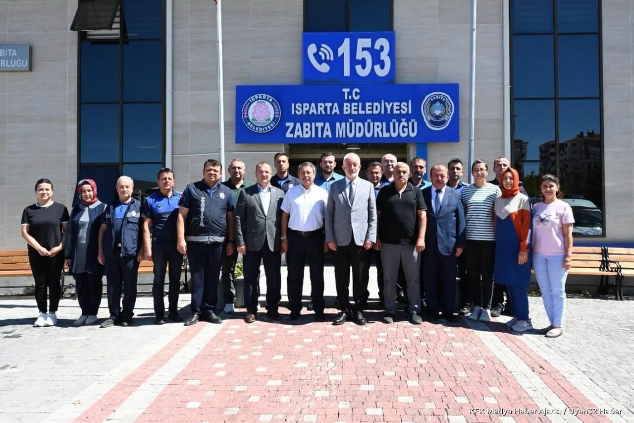 Isparta Zabıta Müdürlüğünde Terfi Töreni: Rütbesi Takıldı - Detay 6