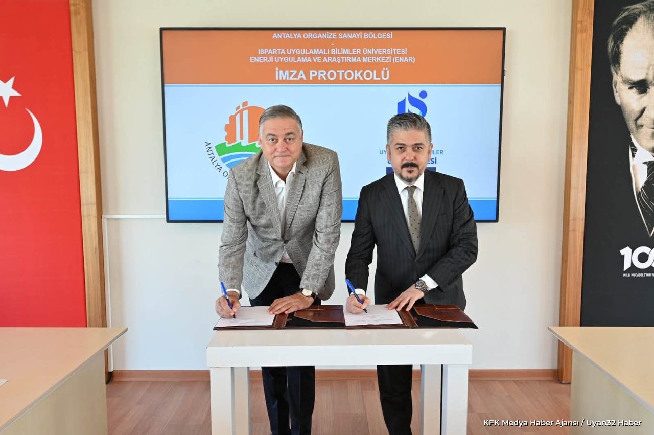 ISUBÜ ile Antalya OSB Arasında Enerji Verimliliği Protokolü
