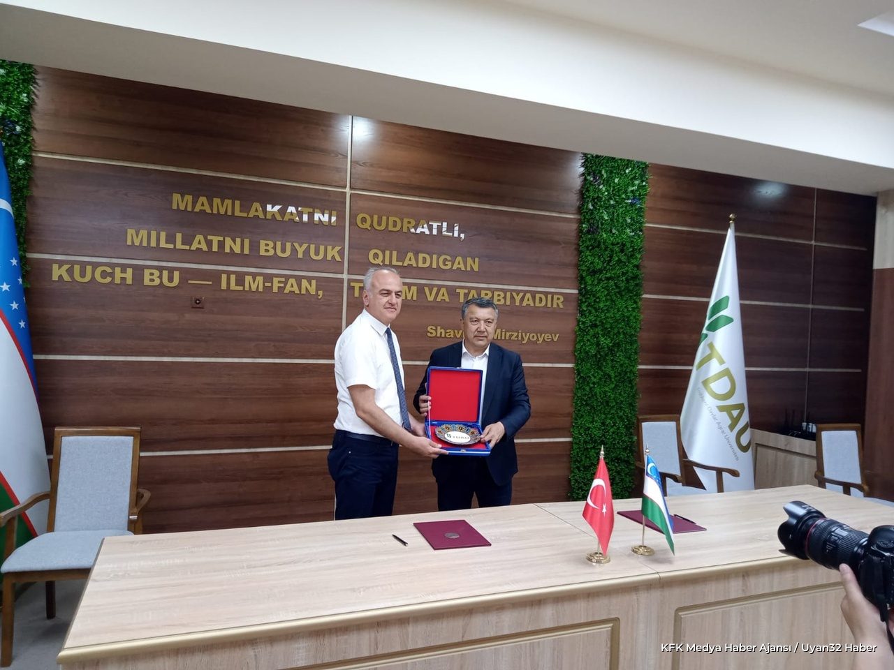 ISUBÜ ve Taşkent Devlet Tarım Üniversitesi İş Birliğini Geliştiriyor