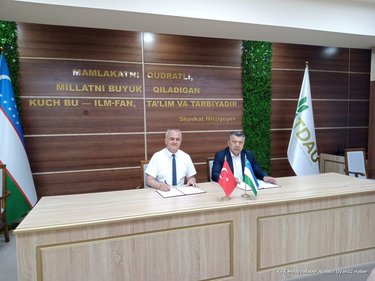 ISUBÜ ve Taşkent Devlet Tarım Üniversitesi İş Birliğini Geliştiriyor