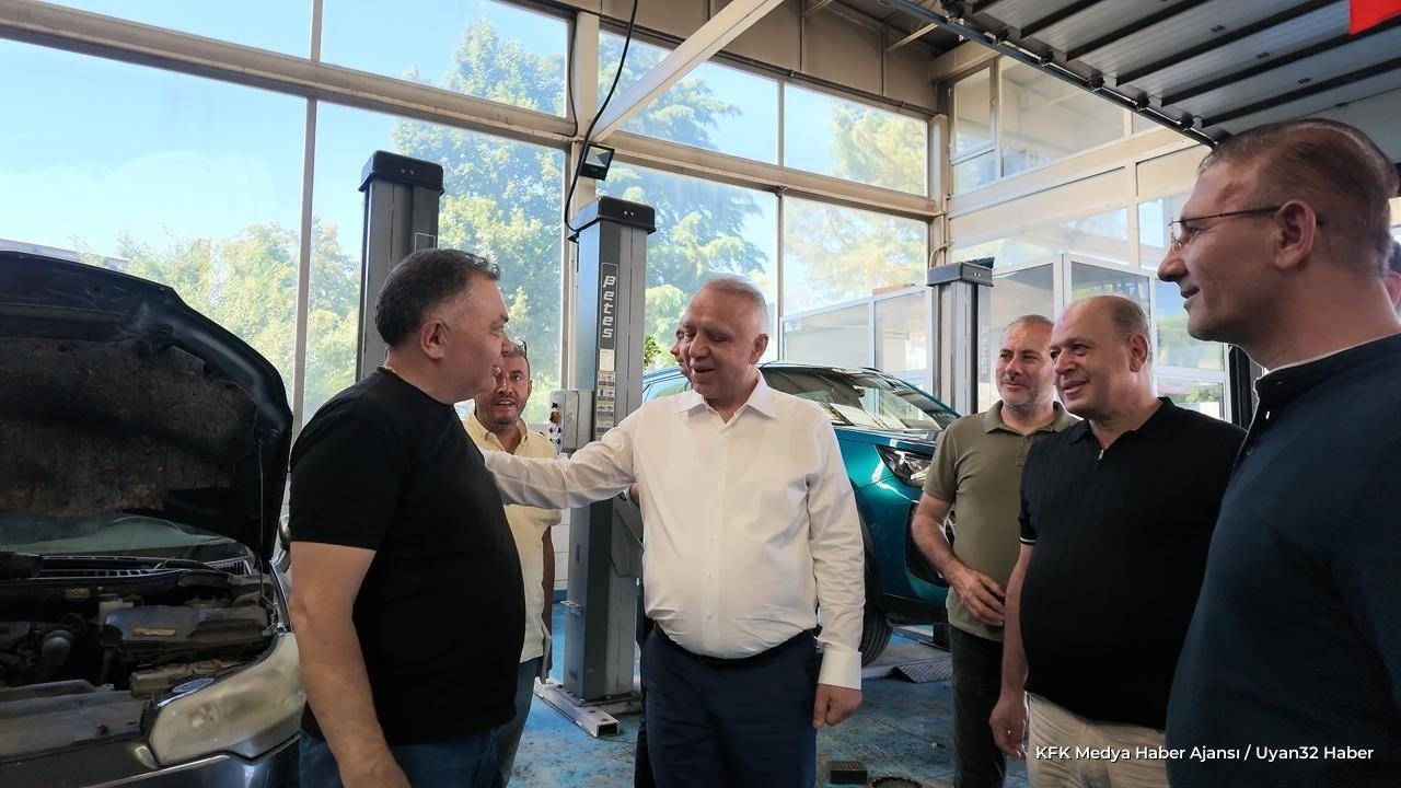 ITSO Adayı Yunus Karabulut Yeni Sanayi Esnafıyla Buluştu