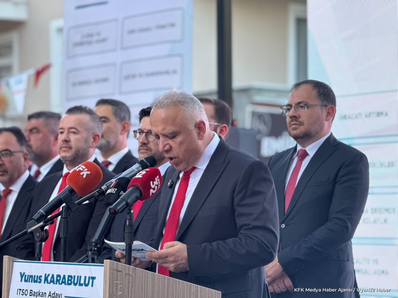 ITSO Başkan Adayı Yunus Karabulut Seçim Ofisini Açtı