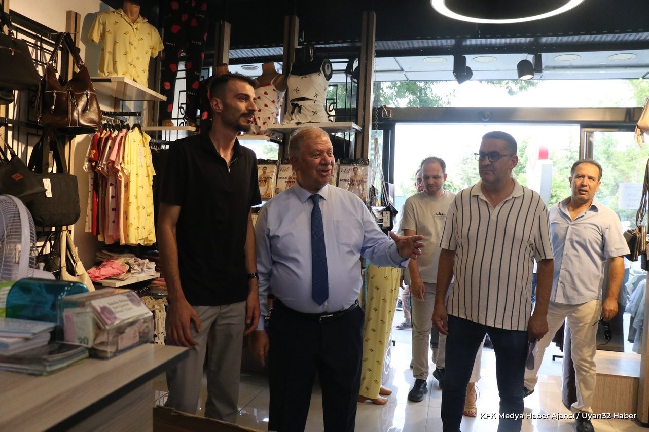 ITSO Başkanı Metin Çelik Esnaf Ziyaretiyle Projelerini Anlattı