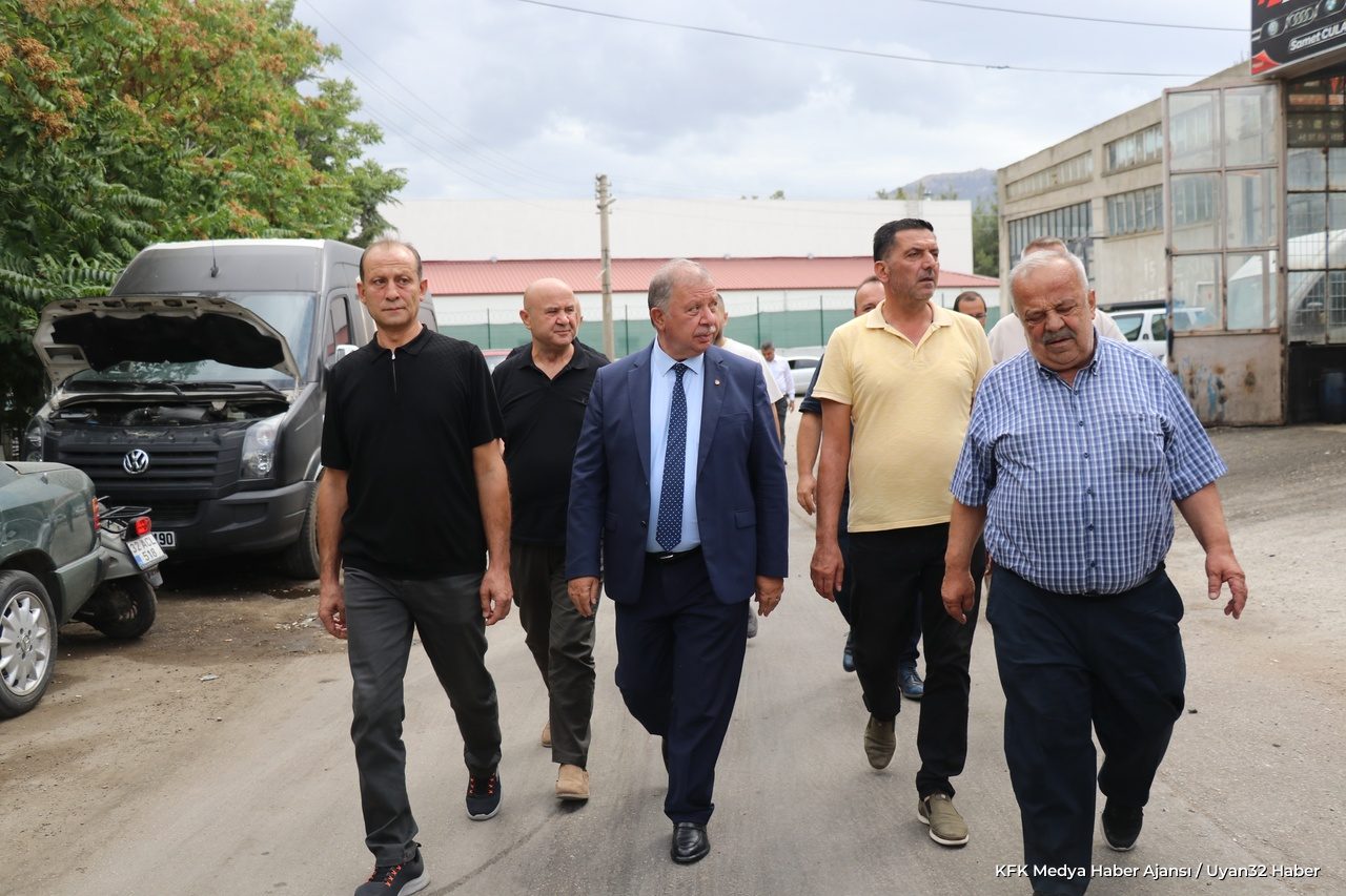 ITSO Başkanı Metin Çelik Sanayi Esnafını Ziyaret Etti