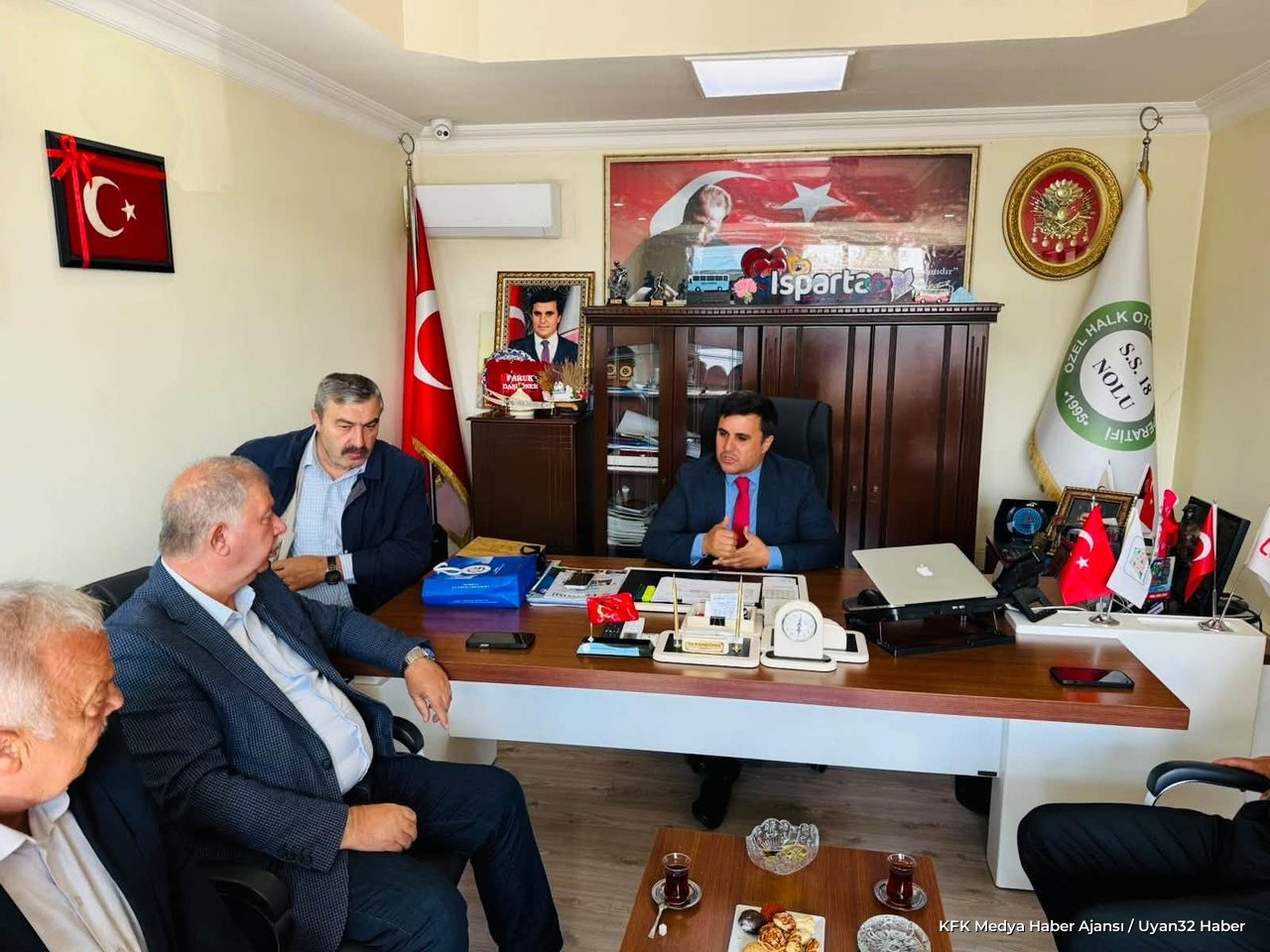 ITSO Başkanı Metin Çelik'ten Halk Otobüsleri Kooperatifi'ne Ziyaret