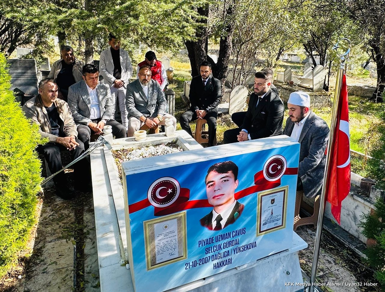 Kahraman Şehidimiz Kabri Başında Dualarla Anıldı