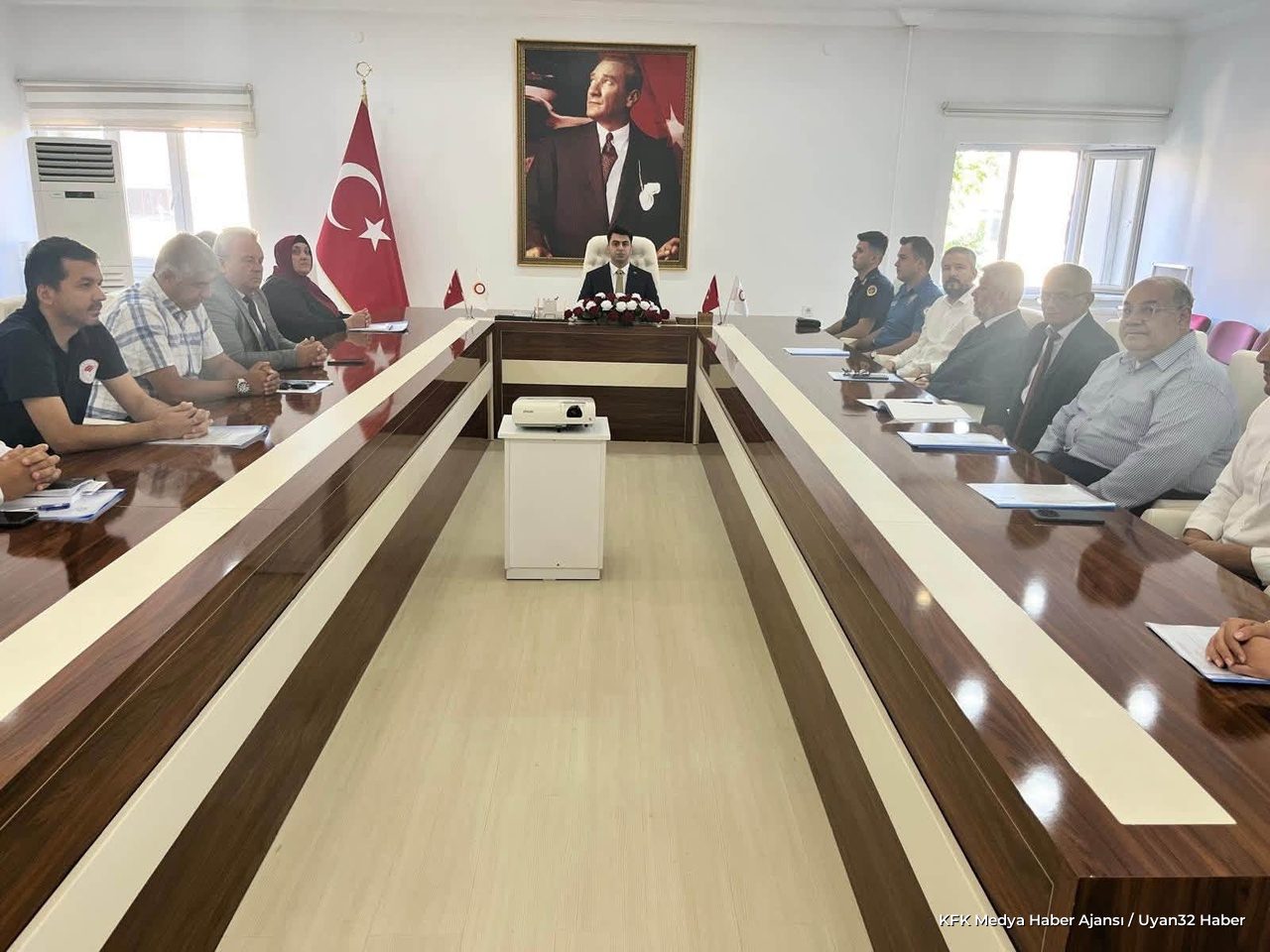 Kaymakam Bahar Görevine Başladı: Kurum Amirleriyle Toplantı Yaptı