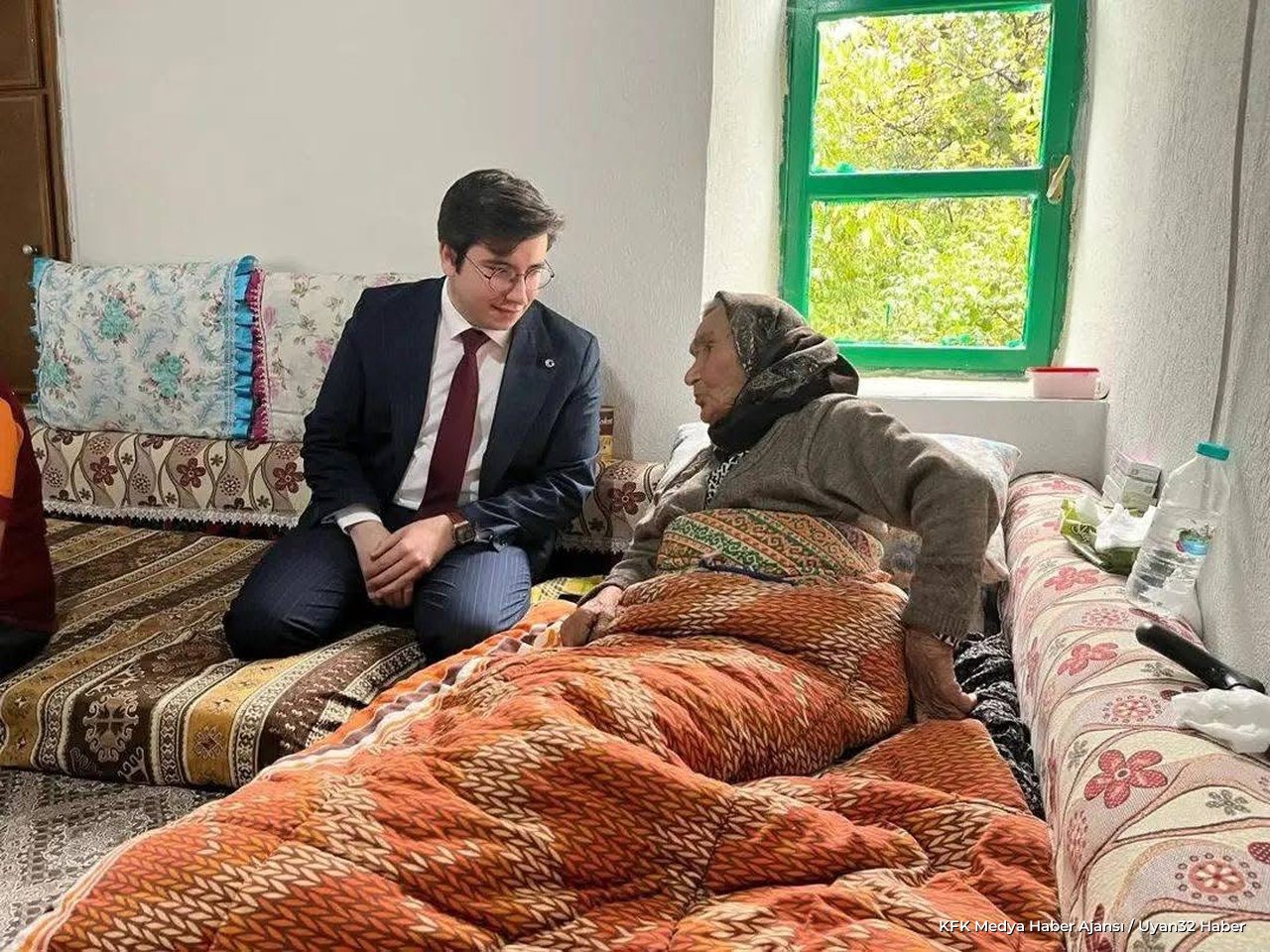 Kaymakam Uzuner'den Ömer Akça ve Annesine Ziyaret
