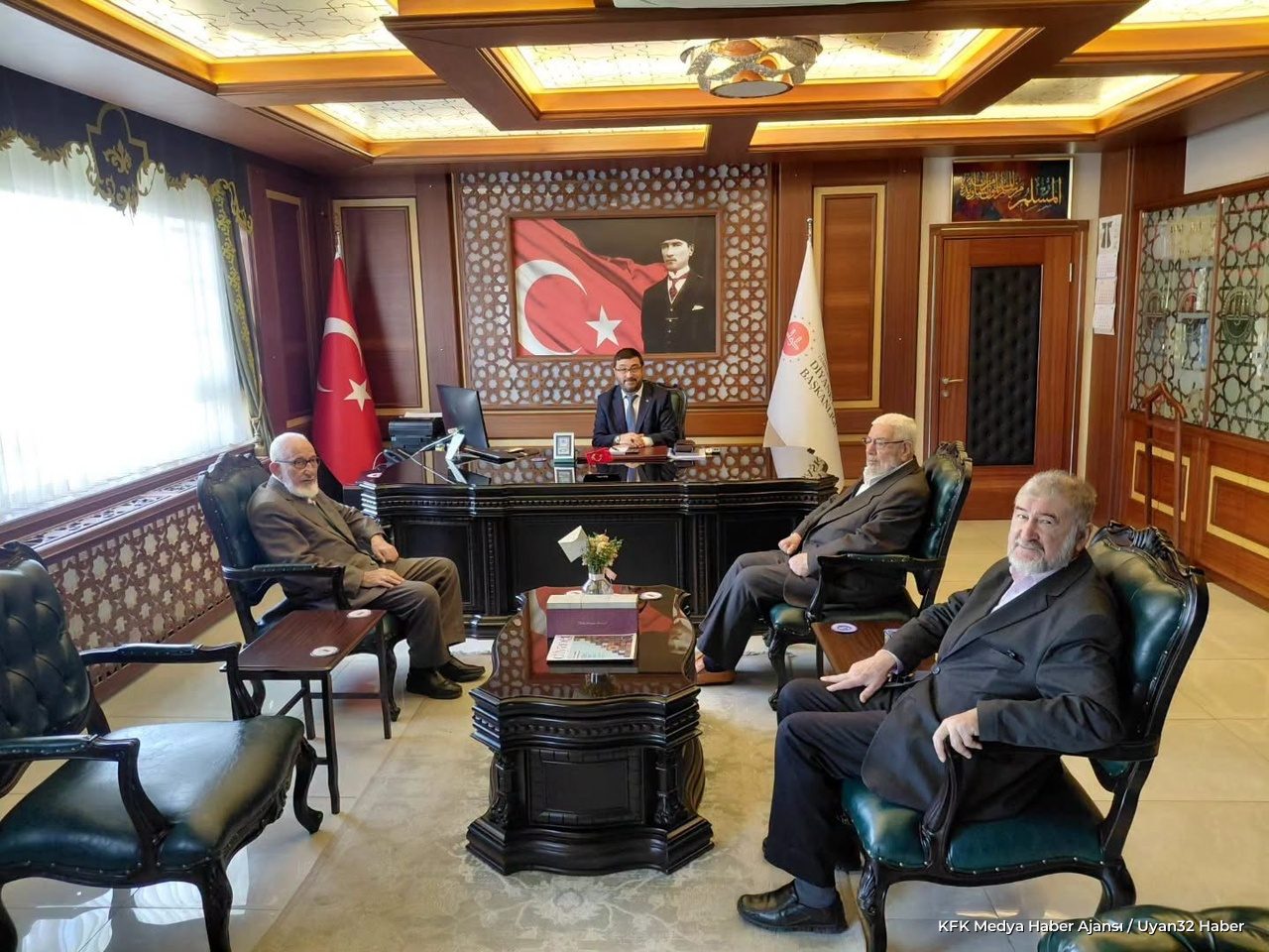 Mekke Eğitim Vakfı Heyetinden İl Müftüsü Eviş’e Ziyaret