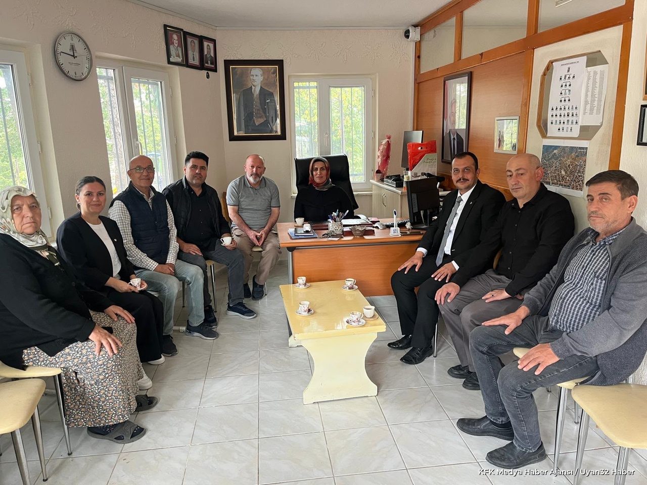 MHP Isparta Merkez İlçe Teşkilatından Muhtarlara Ziyaret