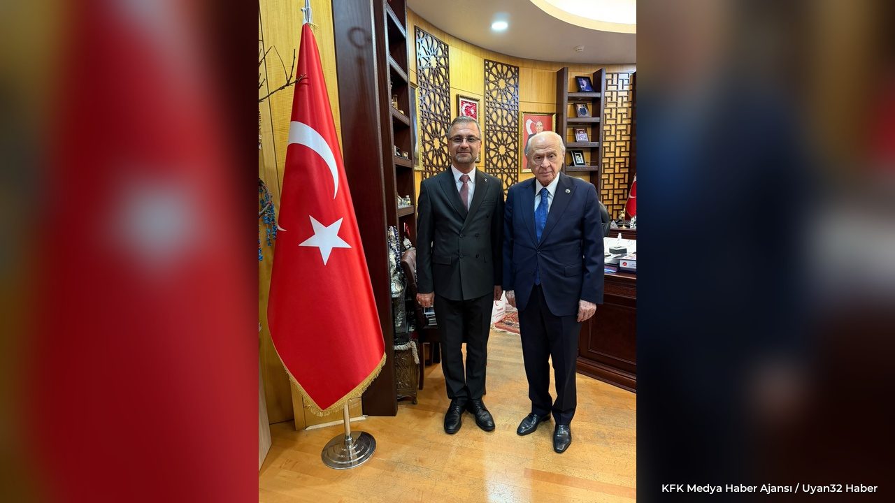 MHP Lideri Bahçeli Isparta İl Başkanı Osman Gülay'ı Kabul Etti
