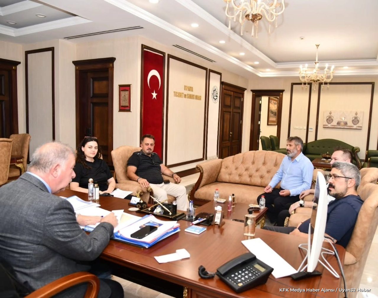 Mimarlar Odası'ndan ITSO Başkanı Metin Çelik'e Ziyaret