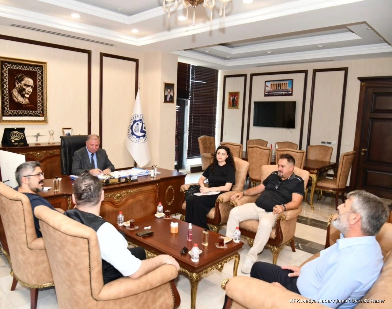 Mimarlar Odası'ndan ITSO Başkanı Metin Çelik'e Ziyaret - Detay 3
