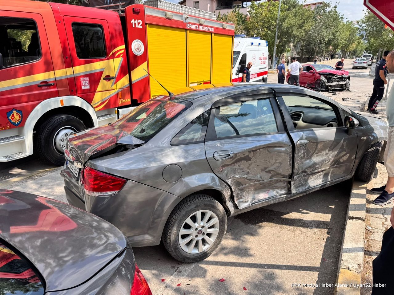 Modernevler'de Trafik Kazası