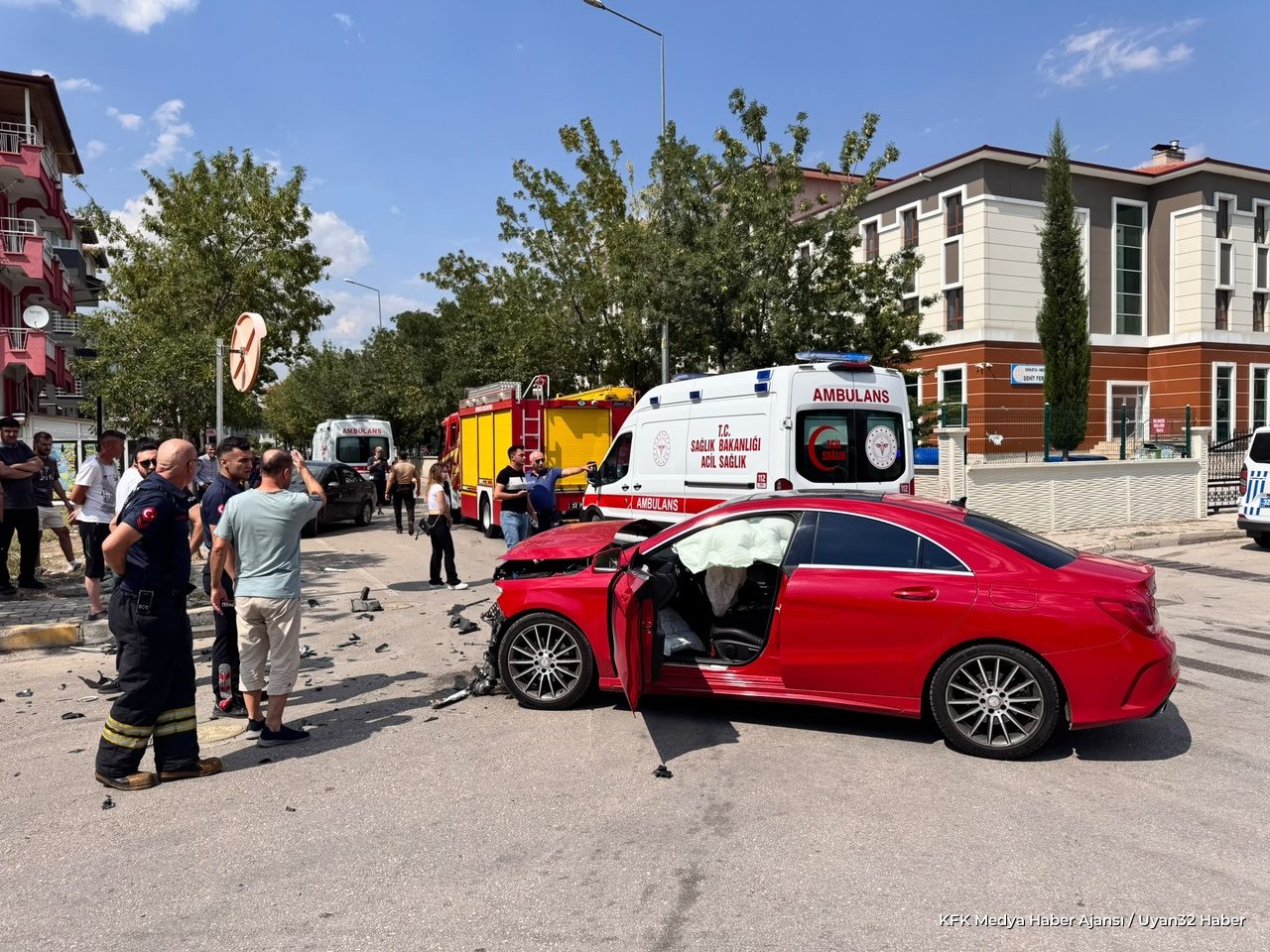 Modernevler'de Trafik Kazası