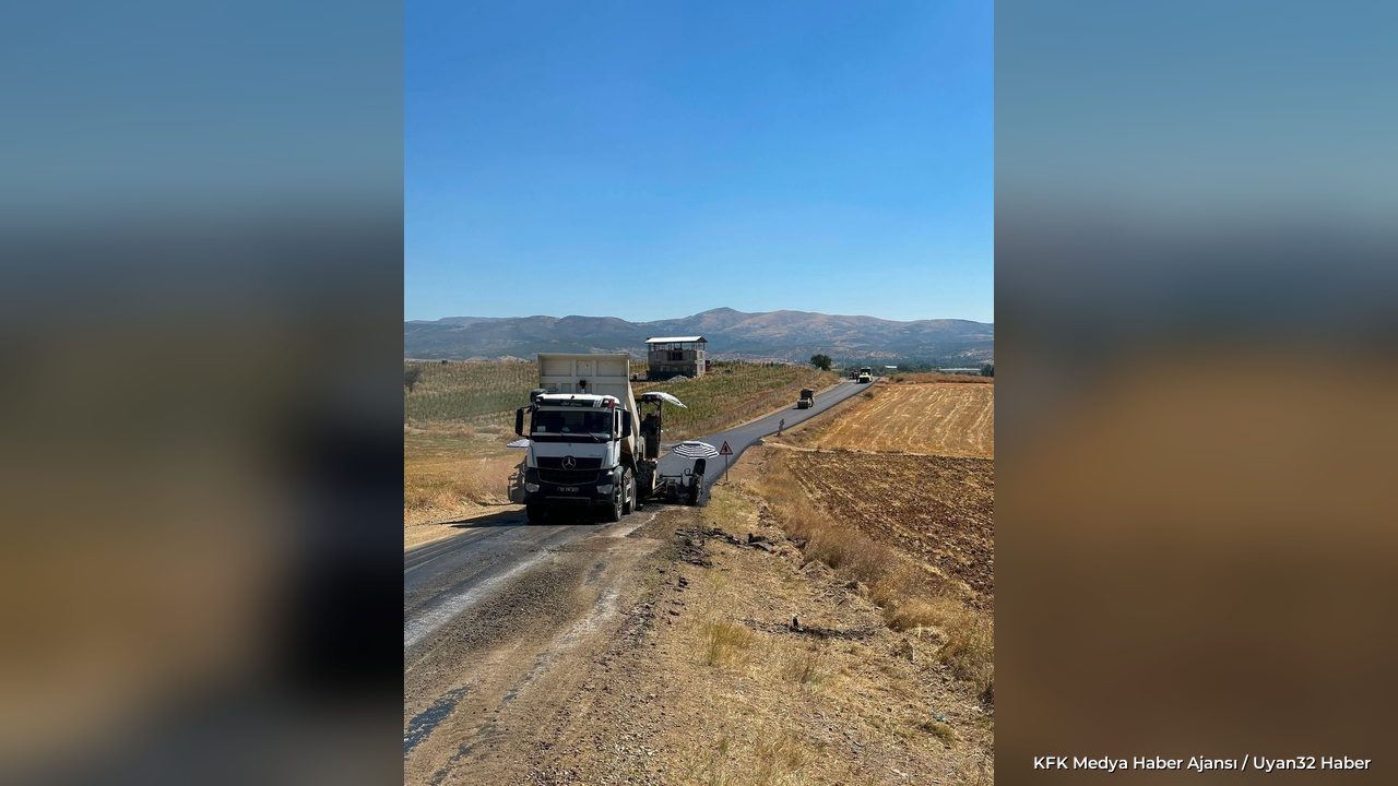 Başdeğirmen Yoluna Asfalt Yenilemesi