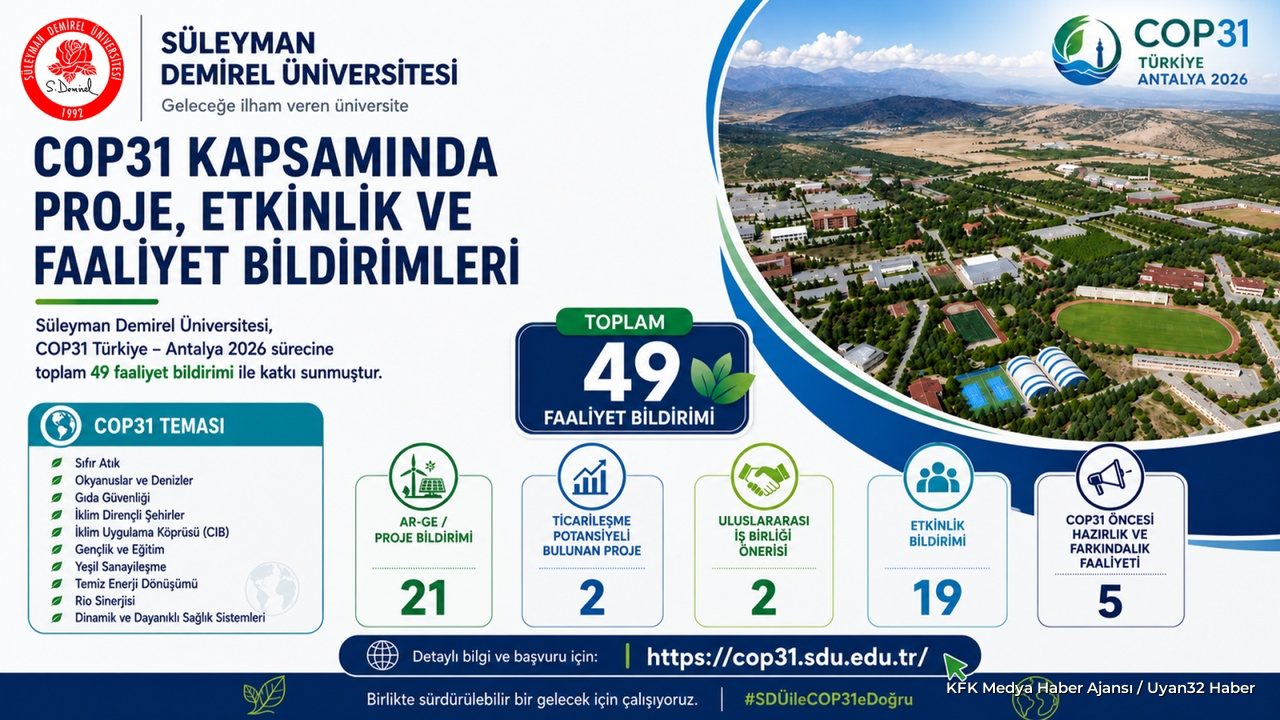 SDÜ COP31 İçin 49 Proje Sunumu Yaptı