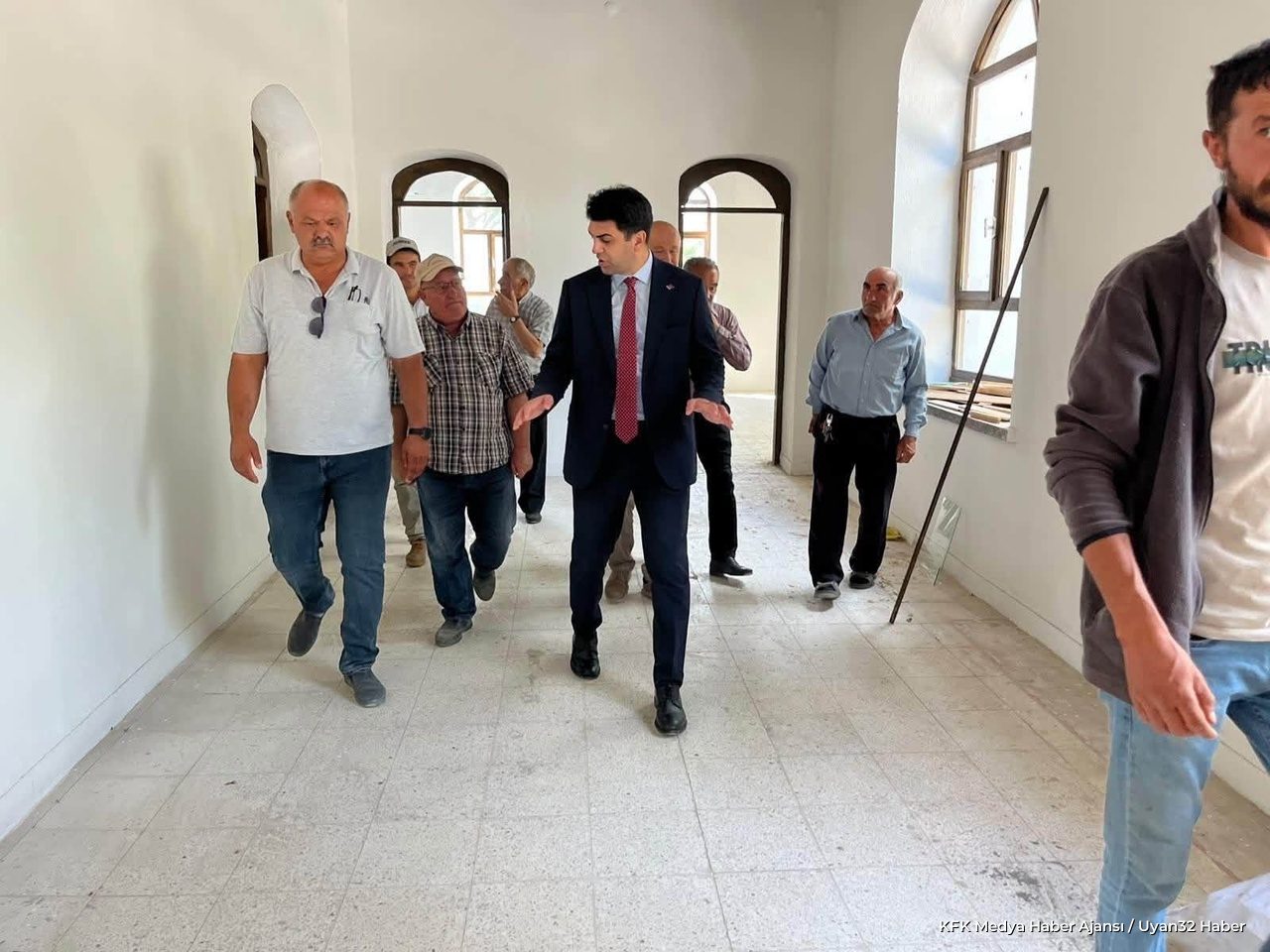 Senirkent Kaymakamı Bahar Uluğbey Köyü'nde İncelemelerde Bulundu